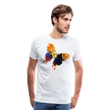 Abstract Butterfly III | Men's Premium T-Shirt - white