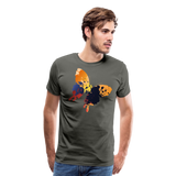 Abstract Butterfly III | Men's Premium T-Shirt - asphalt gray