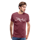 Japan III | Men's Premium T-Shirt - heather burgundy