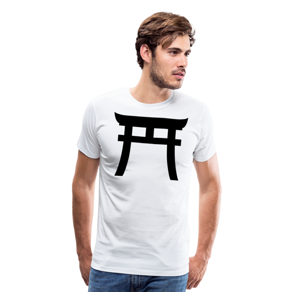 Japanese Gate I | Men's Premium T-Shirt - white