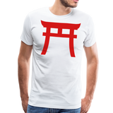 Japanese Gate III | Men's Premium T-Shirt - white