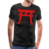 Japanese Gate III | Men's Premium T-Shirt - charcoal gray