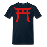 Japanese Gate III | Men's Premium T-Shirt - deep navy