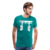 Japanese Shrine III | Men's Premium T-Shirt - teal