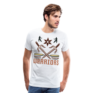 Japanese Warriors | Men's Premium T-Shirt - white