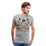 Japanese Warriors | Men's Premium T-Shirt - heather gray