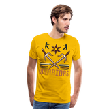 Japanese Warriors | Men's Premium T-Shirt - sun yellow