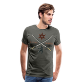 Katana Master | Men's Premium T-Shirt - asphalt gray