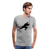 Ninja II | Men's Premium T-Shirt - heather gray