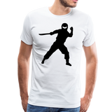 Ninja VI | Men's Premium T-Shirt - white