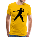 Ninja VI | Men's Premium T-Shirt - sun yellow