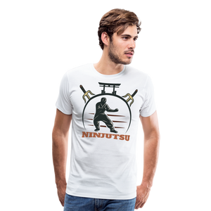 Ninjutsu | Men's Premium T-Shirt - white