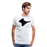 Ninja IV | Men's Premium T-Shirt - white