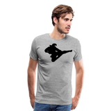 Ninja IV | Men's Premium T-Shirt - heather gray