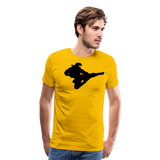 Ninja IV | Men's Premium T-Shirt - sun yellow