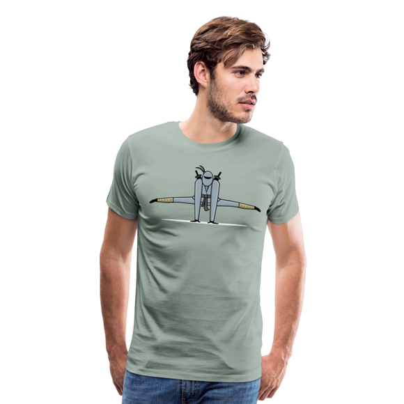 Ninja I | Men's Premium T-Shirt - steel green