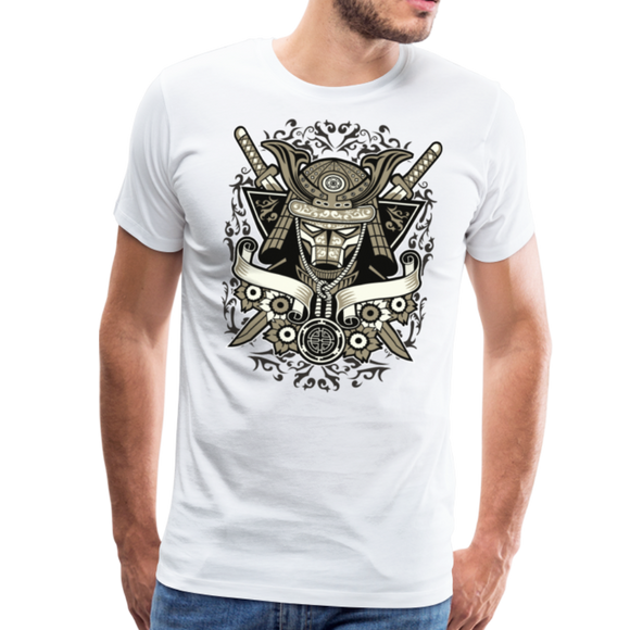 Samurai I | Men's Premium T-Shirt - white