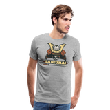 Samurai V | Men's Premium T-Shirt - heather gray