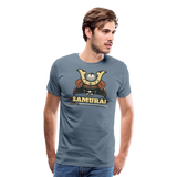 Samurai V | Men's Premium T-Shirt - steel blue