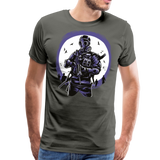 Gas Mask Soldier I | Men's Premium T-Shirt - asphalt gray