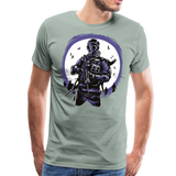 Gas Mask Soldier I | Men's Premium T-Shirt - steel green