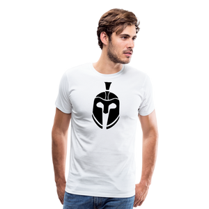 Hoplite Helmet II | Men's Premium T-Shirt - white