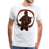 Gas Mask Soldier II | Men's Premium T-Shirt - white