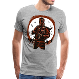 Gas Mask Soldier II | Men's Premium T-Shirt - heather gray