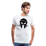 Spartan Helmet I | Men's Premium T-Shirt - white