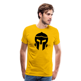 Spartan Helmet I | Men's Premium T-Shirt - sun yellow