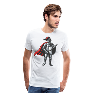 Knight II | Men's Premium T-Shirt - white