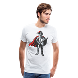 Knight II | Men's Premium T-Shirt - white