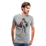 Knight II | Men's Premium T-Shirt - heather gray