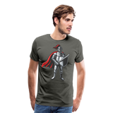 Knight II | Men's Premium T-Shirt - asphalt gray