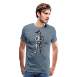 Knight I | Men's Premium T-Shirt - steel blue