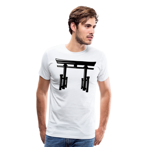 Japanese Shrine II | Men's Premium T-Shirt - white