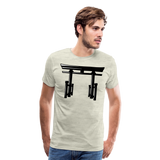 Japanese Shrine II | Men's Premium T-Shirt - heather oatmeal