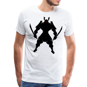 Evil Samurai | Men's Premium T-Shirt - white