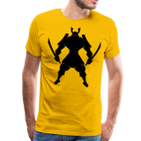 Evil Samurai | Men's Premium T-Shirt - sun yellow