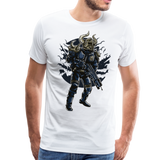 Futuristic Viking Soldier | Men's Premium T-Shirt - white