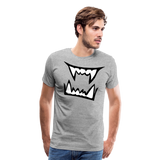 Fangs | Men's Premium T-Shirt - heather gray