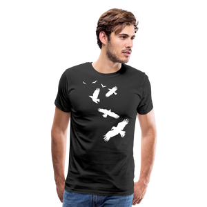 Flock Of Crows II | Men's Premium T-Shirt - black