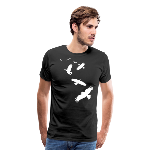 Flock Of Crows II | Men's Premium T-Shirt - black