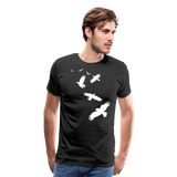 Flock Of Crows II | Men's Premium T-Shirt - black