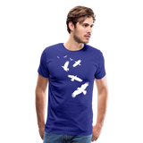 Flock Of Crows II | Men's Premium T-Shirt - royal blue