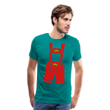 Lederhosen | Men's Premium T-Shirt - teal