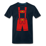 Lederhosen | Men's Premium T-Shirt - deep navy