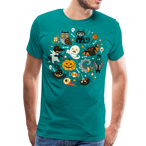 Everything Halloween | Men's Premium T-Shirt - teal