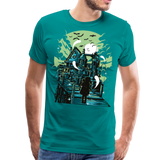 Haunted House | Men's Premium T-Shirt - teal