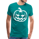 Jack-O-Lantern II | Men's Premium T-Shirt - teal